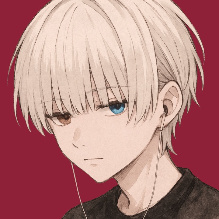 UtopiaLyric キャラクタービジュアル（オッドアイのキャラクター）